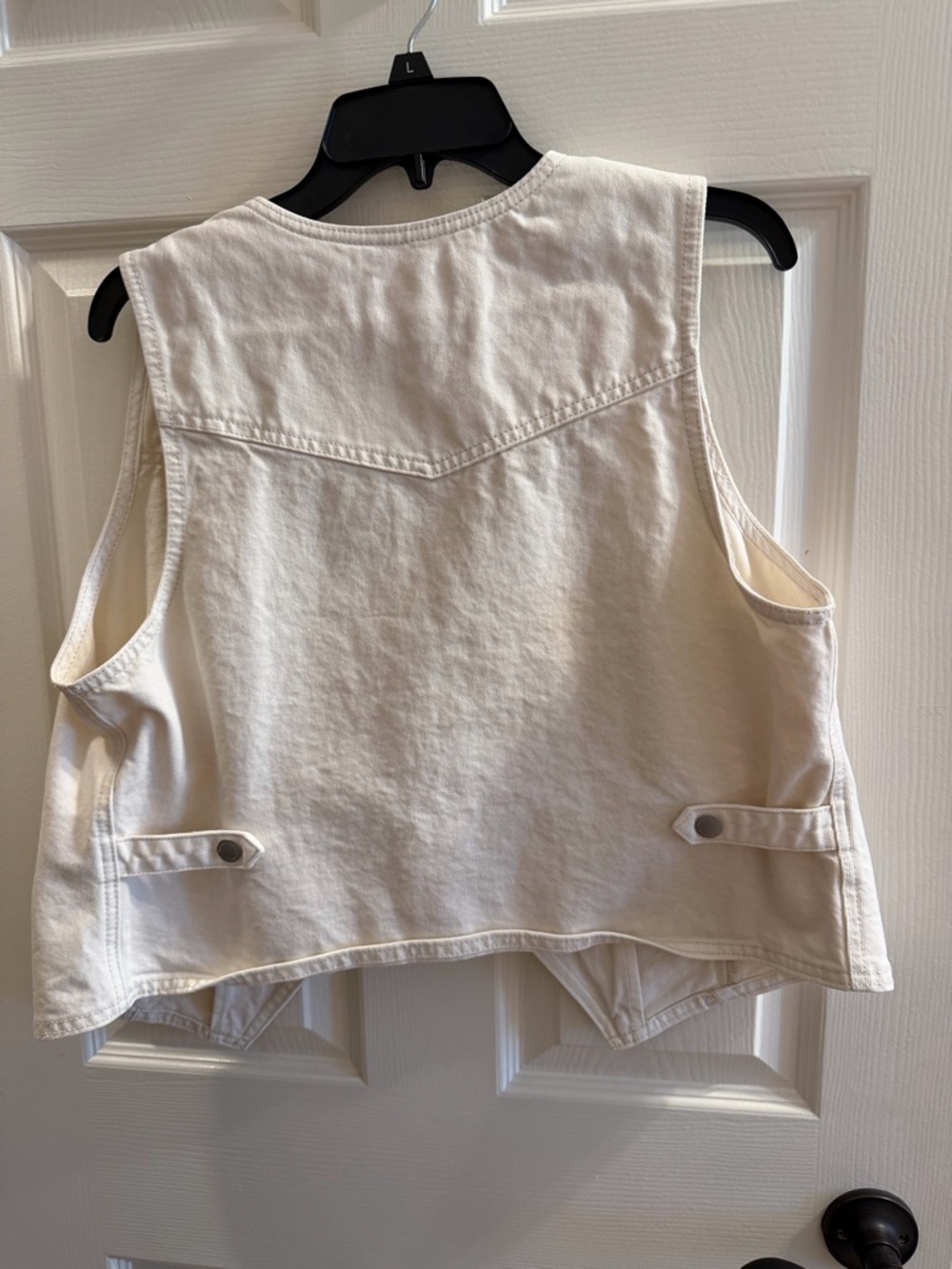 Universal Thread Cream Button-Front Vest - Picture 3 of 4